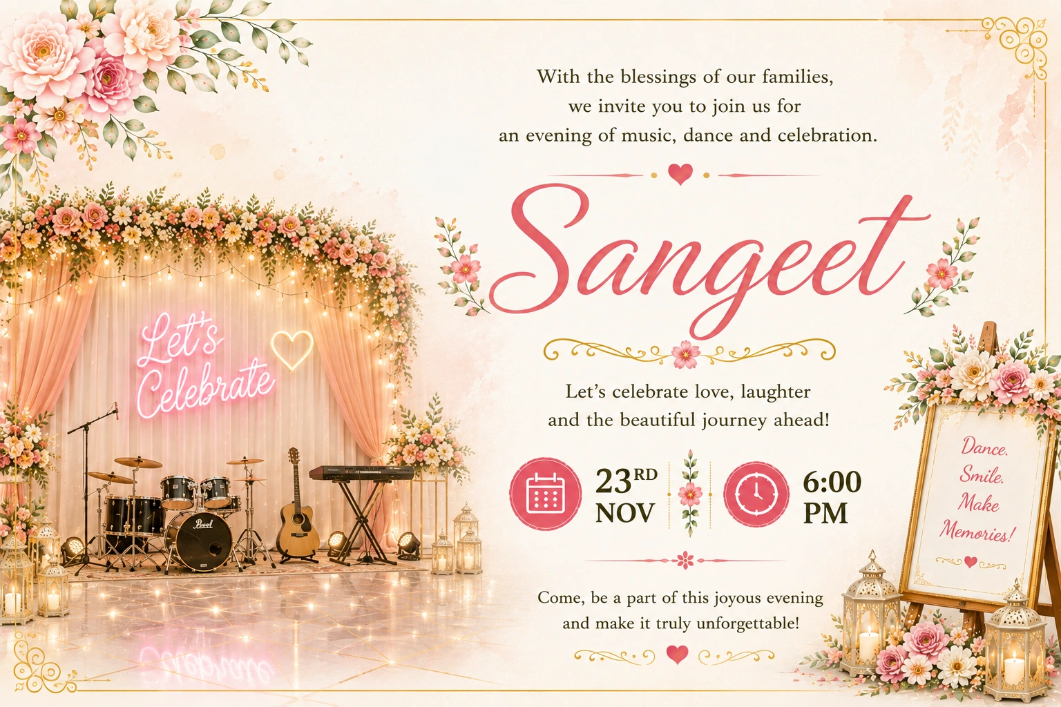 The Sangeet night