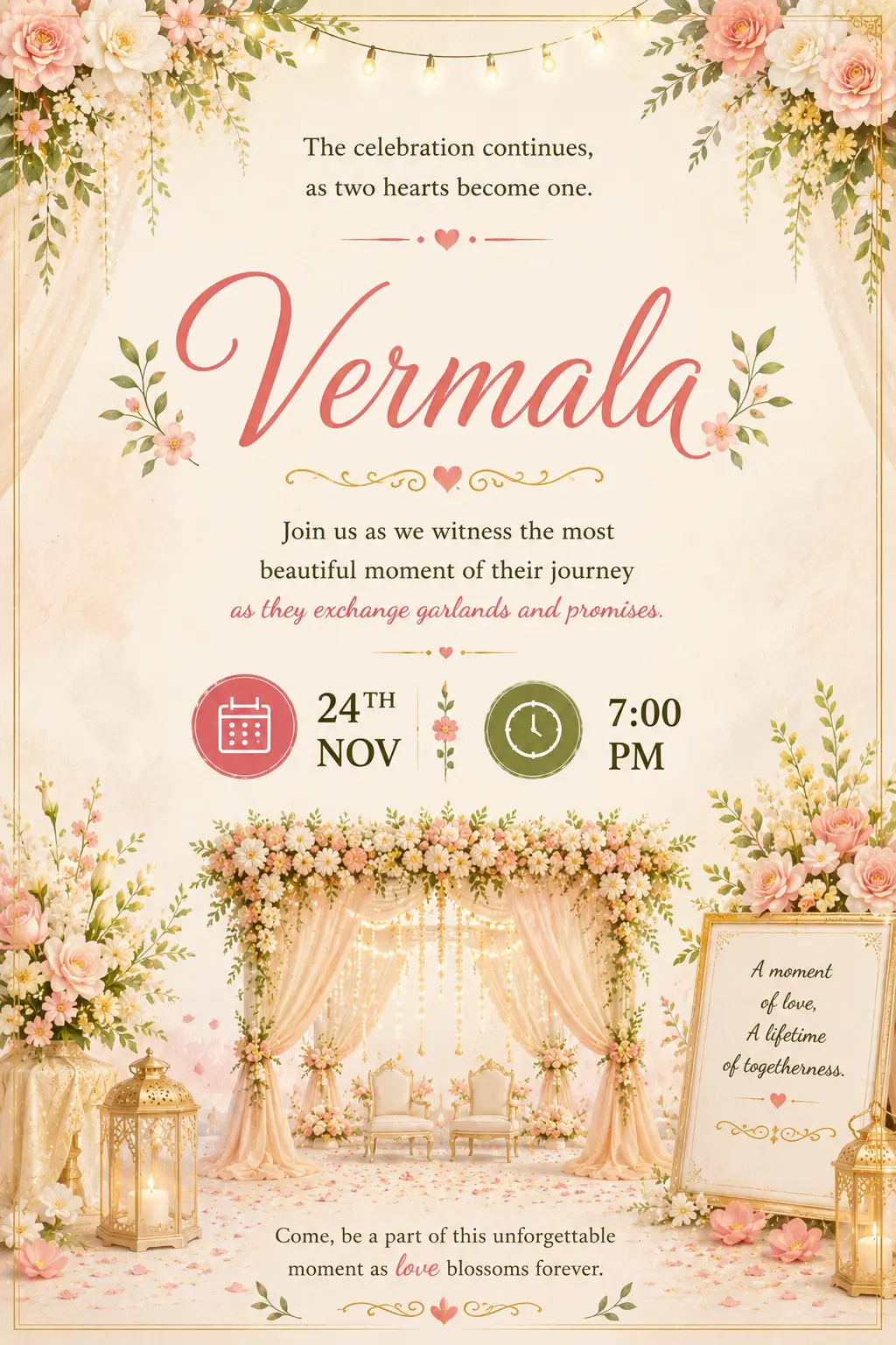 The Varmala garland exchange